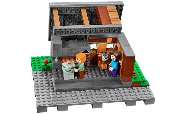 Набор Lego Minecraft с фигурками мобов и локациями